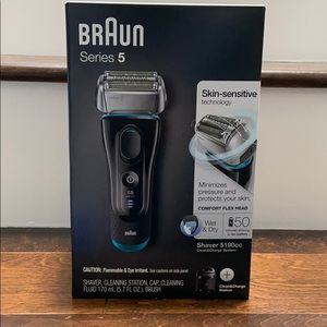 New BRAUN SERIES 5190cc Electric Shaver